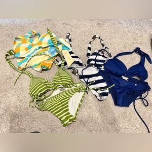 4 Cute two pieces swim pieces